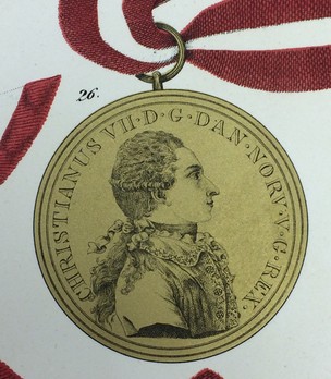 Medal Pro Meritis, Type I, in Gold Obverse