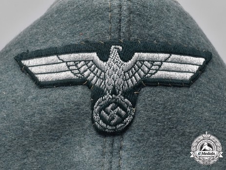 German Army Medical Officer's Field Cap M38 Eagle Detail