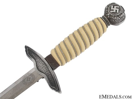 Luftwaffe Richard Abraham Herder-made 2nd pattern Dagger Reverse Grip Detail