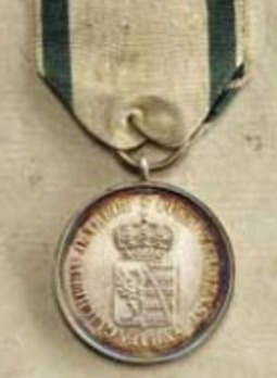 Medal for Merit, Loyalty, and Allegiance in Silver Reverse