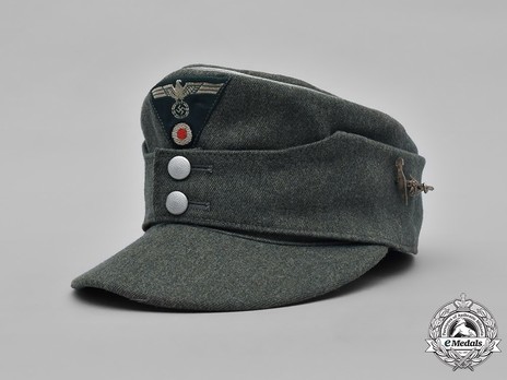 German Army Officer's Visored Field Cap M43 Profile