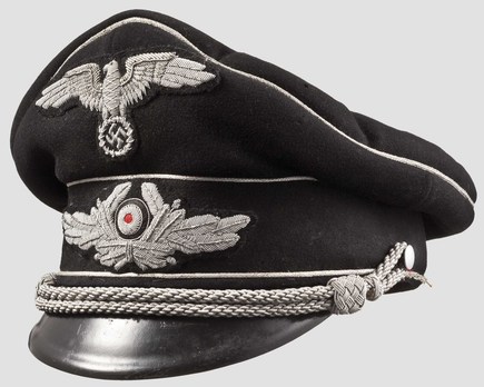 Diplomatic Corps Diplomat Black & Silver Visor Cap Profile