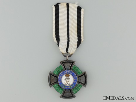 House Order of Hohenzollern, Type II, Civil Division, III Class Honour Cross Reverse