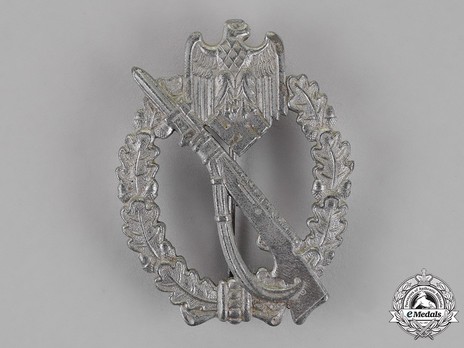 Infantry Assault Badge, by F. Zimmermann (in silver) Obverse