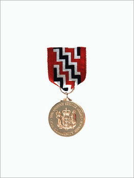 Silver Medal (for Community Service, 1975-2007) (for Men) Reverse