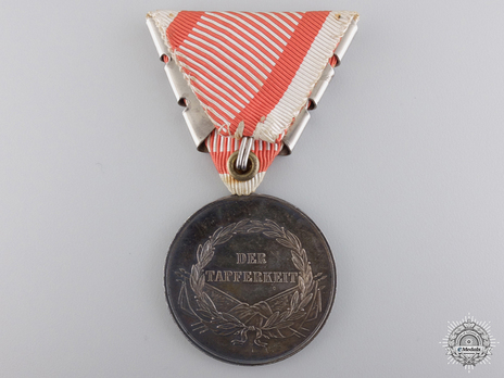  Type VIII, I Class Silver Medal (with ring suspension, fourth award clasps) Reverse