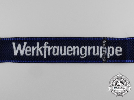 DAF Werkfrauengruppe Cuff Title Obverse Detail