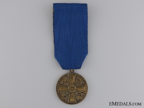 Order of the White Rose, Type I, Military Divison, III Class Bronze Medal Obverse
