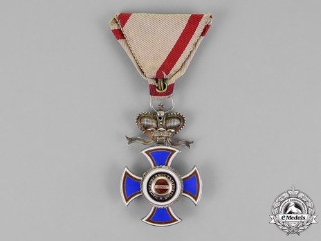 Order of Danilo I (Merit for the Independence), Type IV, IV Class, Officer Reverse