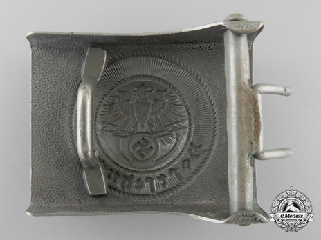 Reichspost Postschutz Enlisted Ranks Belt Buckle Reverse