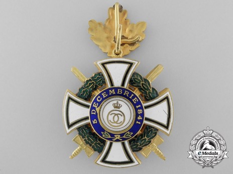Order of the Royal House, Type II, Military Division, Commander's Cross Reverse