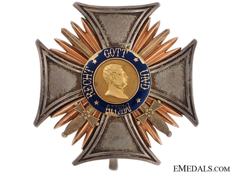 Friedrich Order, Type II, Military Division, I Class Commander Breast Star Obverse