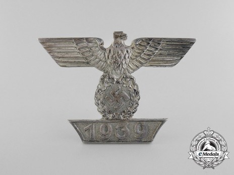Clasp to the Iron Cross I Class, Type I, by Boerger (pinback) Obverse