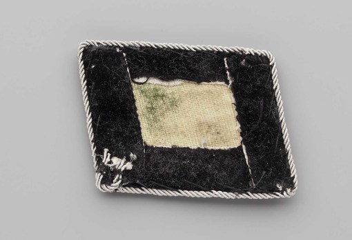 Allgemeine SS Post-1942 Brigadeführer Collar Tabs Reverse