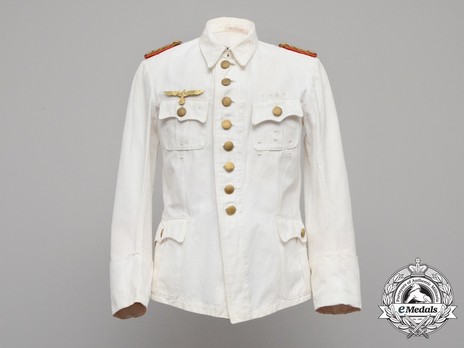 German Army General's New Style White Summer Tunic Obverse