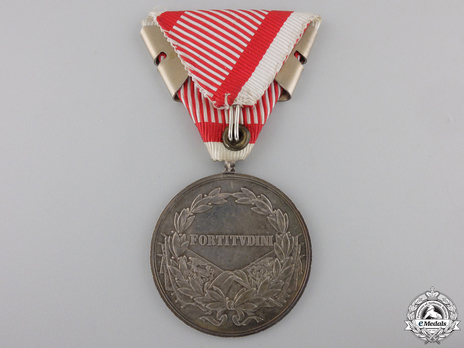  Type IX, I Class Silver Medal (with third award clasps) Reverse