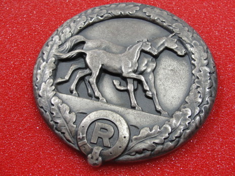 Honour Plaque for Horse Breeding, in Silver Obverse