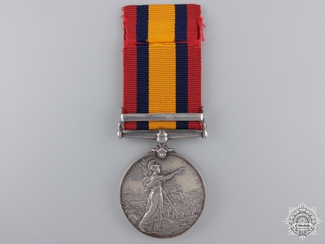 Silver Medal (minted without date, with "DEFENCE OF LADYSMITH" clasp) Reverse