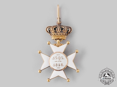Order of Civil and Military Merit of Adolph of Nassau, Commander with Crown, in Gold (Civil Division) Reverse