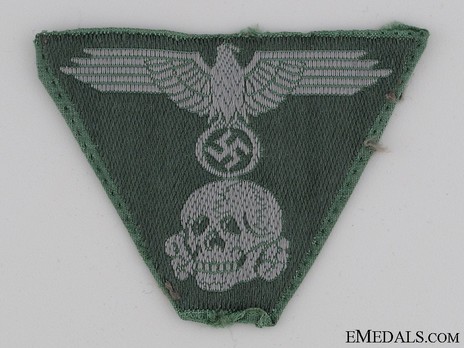 Waffen-SS One-Piece Eagle & Death's Head Insignia Obverse