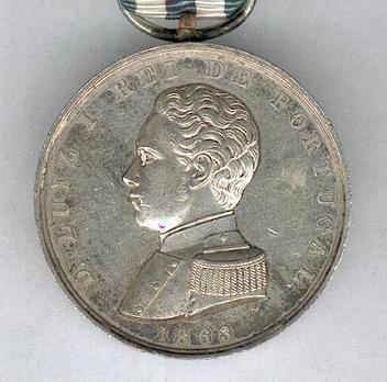 Silver Medal (for 15 Years, 1863-1911) Obverse