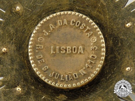 Knight (Silver gilt and gold by J. A. Da Costa) Reverse Detail