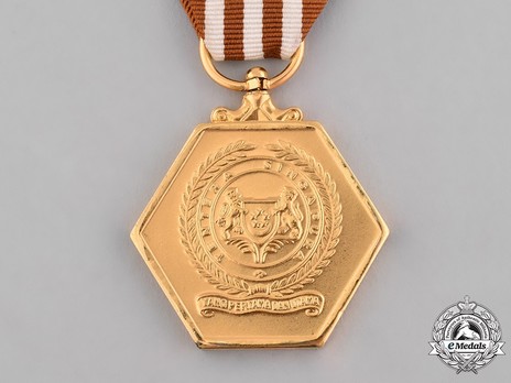 Singapore Armed Forces Long Service and Good Conduct Medal Reverse
