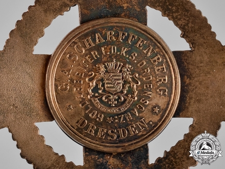 Albert Order, Type II, Civil Division, Officer (in silver gilt) Maker Mark