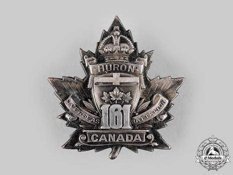 161st Infantry Battalion Officers Cap Badge Obverse