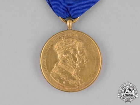 Coronation Medal, 1861 (stamped, in bronze gilt) Obverse