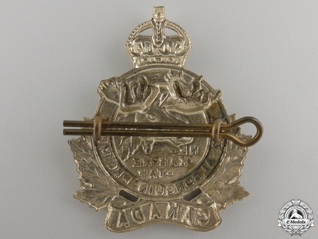 Algonquin Regiment Officers Cap Badge Reverse