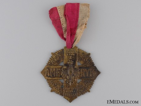 Cross for the Polish Soldiers of America (1920-1930) Obverse