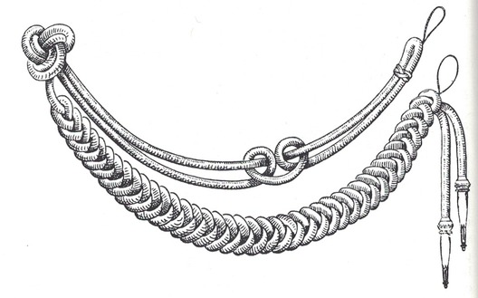 Diplomatic Corps Dress Aiguillette (2nd pattern) Obverse