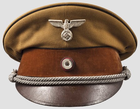 NSDAP Kreisleitung Visor Cap M34 Obverse