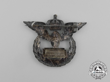 Railroad Long Service Decoration for 25 Years Reverse