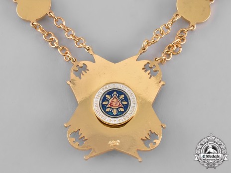 Order of the Golden Heart, Grand Collar Reverse Detail