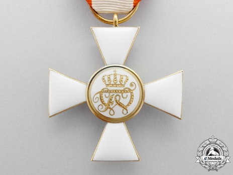 Order of the Red Eagle, Type V, Civil Division, III Class Cross (with bow, in silver gilt) Reverse