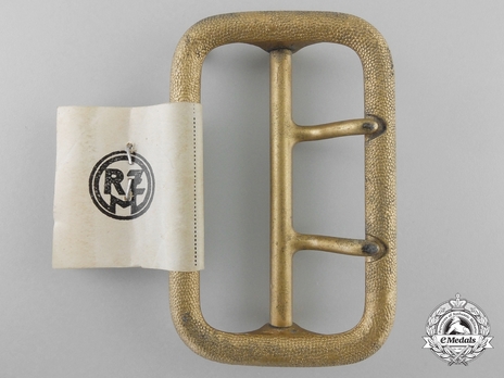 NSDAP Double Open Claw Belt Buckle (gilt version) Obverse