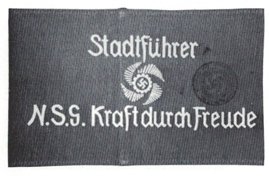 KdF Stadtführer Armband Obverse
