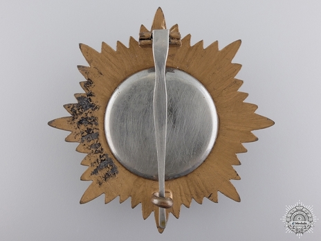 Order of Independence (Nishan-i-Istiqlal), Civil Division, II Class Grand Commander Breast Star Reverse