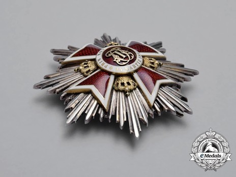 Order of the Romanian Crown, Type II, Civil Division, Grand Cross Breast Star Obverse