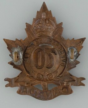 70th Infantry Battalion Other Ranks Cap Badge Reverse