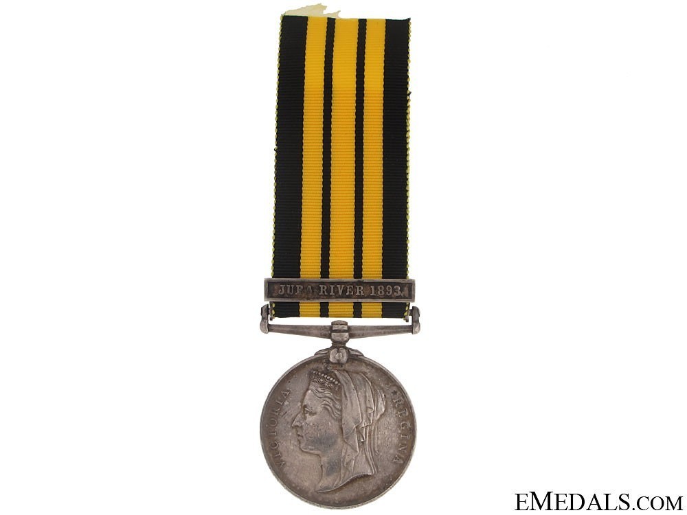 Silver medal juba river 1893 obverse