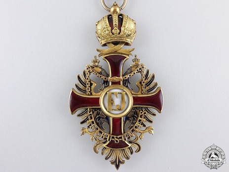 Order of Franz Joseph, Type II, Military Division, Commander Obverse