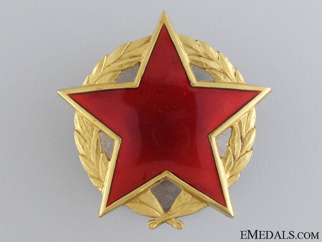 Order of the Partisan Star, I Class Obverse
