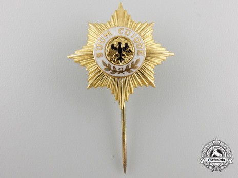 High Order of the Black Eagle, Breast Star Miniature Obverse