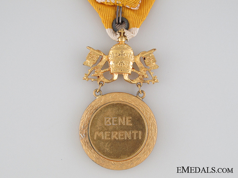 Bene Merenti Medal, Type VII, Gold Medal Reverse