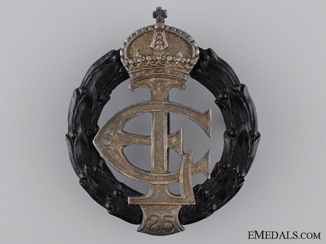 War Honour Decoration, 1917 (in silver) Obverse