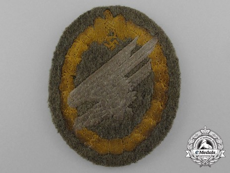 Army Paratrooper Badge, in Cloth Obverse