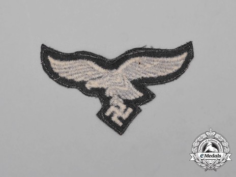 Luftwaffe NCO/EM Ranks 2nd Pattern Standard Cloth Cap Eagle Insignia Reverse